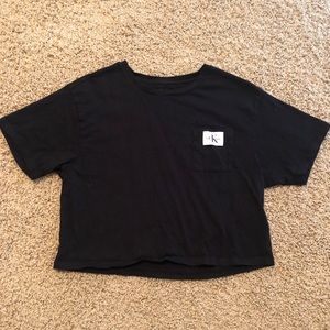 Calvin Klein cropped tee